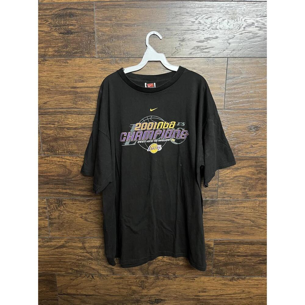 Vtg Lakers 2001 Nba Champions T-Shirt -